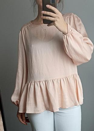 Блуза персикова
