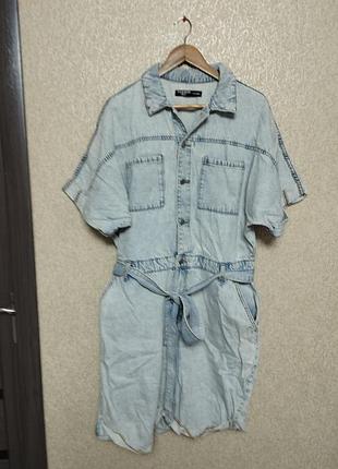 Комбинезон женский джинсовый