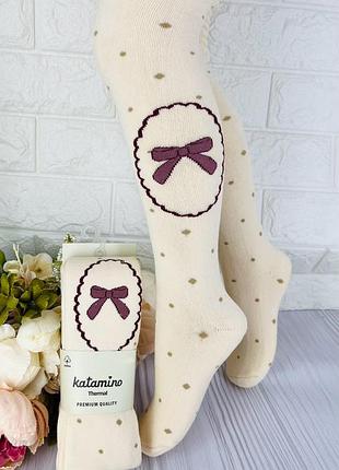 Махрові зимові колготи для дівчинки туреччина тм katamino