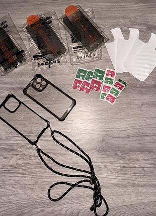 Iphone 16pro max комплект стекло,чехол,пленка