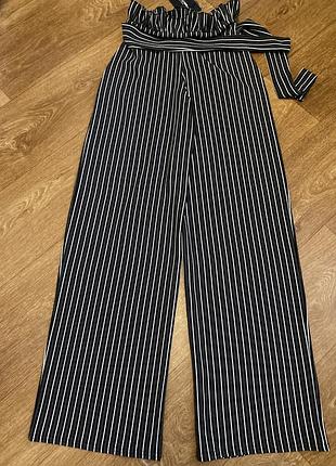 Продам широкі штани ( wide leg)  з високою талією зібраною в рюш