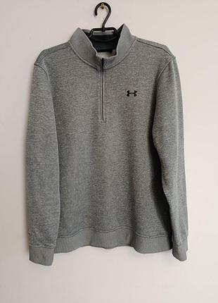 Under armour свитер (толстовка/реглан) с застежкой на молнии (quarter-zip sweatshirt) размер l