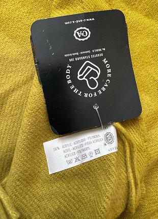 Шарф колір гірчично - гороховий