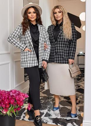 🌟 стильний піджак – ідеальний акцент у вашому образі! 🌟🎨 кольори: білий, чорний, блакитний