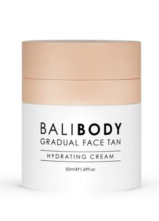 Bali body увлажняющий крем для лица с эффектом автозагара gradual face tan