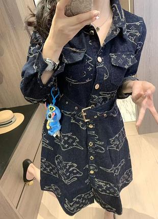 Платье джинсовое