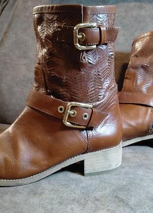 Ботинки женские 41 г. потолка 27 см из натуральной кожи..