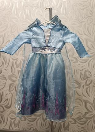 Карнавальний костюм сукня принцеса ельза холодне серце крижане серце frozen на вік 2-3 роки