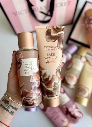 Спрей та лосьйон для тіла bare vanilla brûlée victoria’s secret