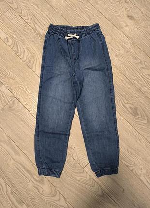 Джинсовые джоггеры синие фирмы нм из набора поштучно