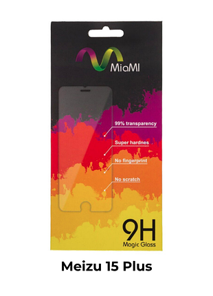 Стекло защитное для meizu 15 plus