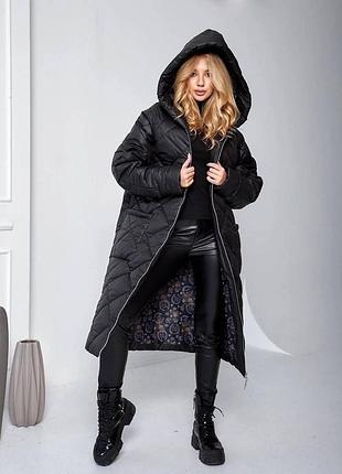 Зимове стьобане пальто monkler