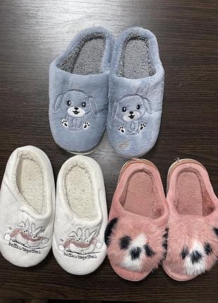 Кімнатні капці для дівчинки 31, 32, 33, 34, 35