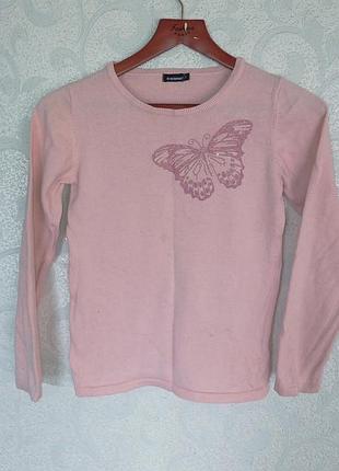 Свитер женский розовый размер 12
