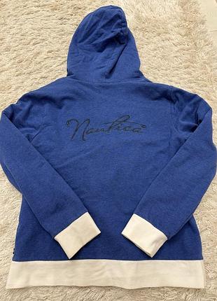 Зіп-худі жіноче reversible (2х стороннє) nautica на s-m оригінал!