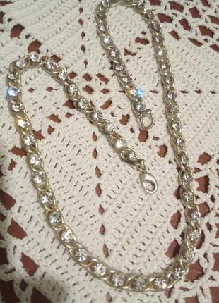 Цепочка с кристаллами