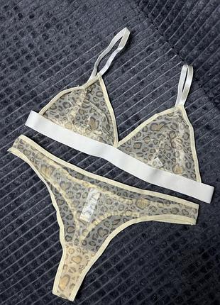 Комплект белья | леопардовый