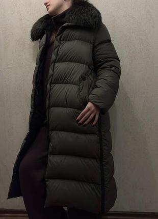 Зимове пухове пальто yves salomon army💞