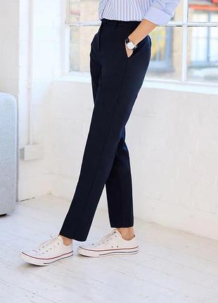 Темно-сині вузькі ділові штани next tailoring /40 р