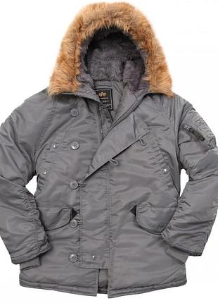 Куртка аляска alpha industries n-3b parka (metal)