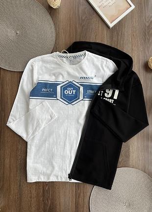 Худі реглан лонг для хлопчика  13-14 років 164р gemo ovs