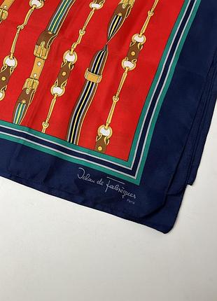 Вінтажна хустка в стилі hermès від jehan de fabregues