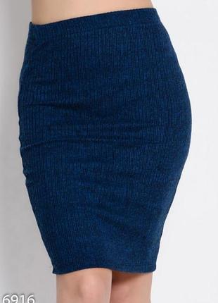 Классная удобная юбка в рубчик