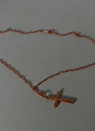 Подвес-крестик на цепочке 4