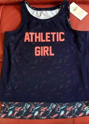 Майка спортивная 2 в 1, р.164