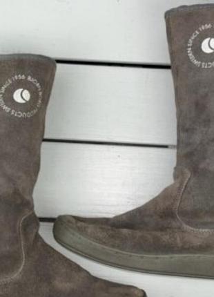 Женские замшевые сапоги