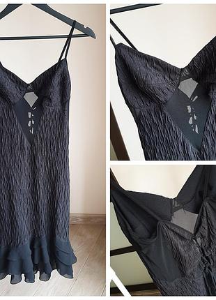 Сукня блискуча на бретельках