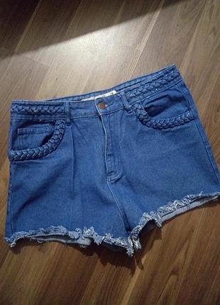 Джинсові шортики на дівчину 48 розмір