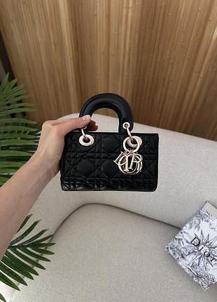 Сумка диор lady d-joy micro bag black 6