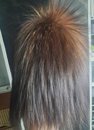 Шапка парочка песец