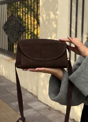 Сумочка “невада” з натуральної замші