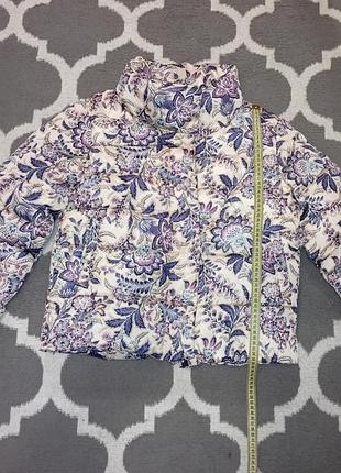 Куртка в цветы