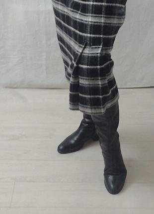 Шерстяная юбка макси