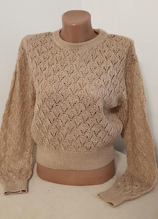 Ажурный свитер