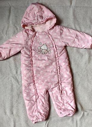 Комбинезон деми детский для девочки 12-18 мес