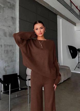 Теплий ангоровий костюмчик lux якості