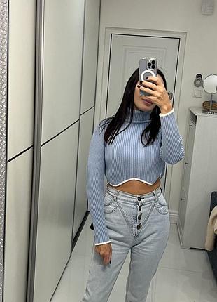 Cher 17 джемпер топ вкорочений светр