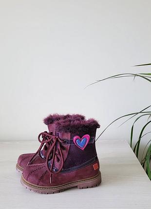 Ботинки кожаные утепленные agatha ruiz de la prada гг.26