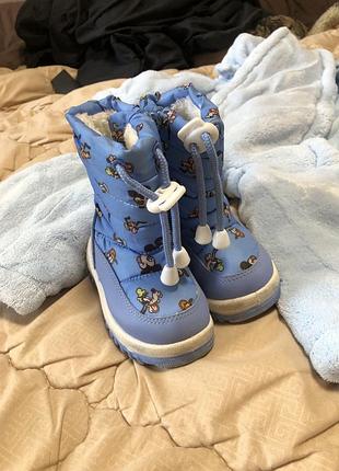 Зимові чобітки 20 розмір