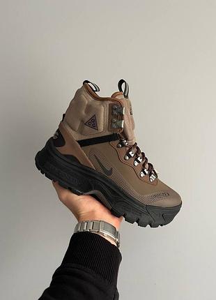 Кроссовки nike acg air zoom gaiadome gore-tex brown