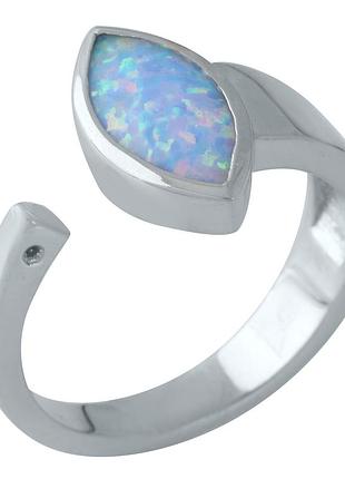 Серебряное кольцо proba с опалом 0.625ct, вес изделия 3,59 гр (1960622) 18 размер
