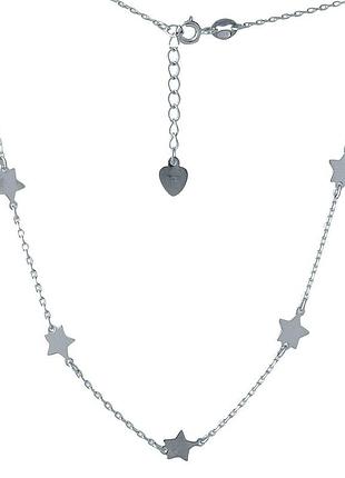 Срібне кольє proba з без каменів, вага виробу 2,21 г (2005773) 400450 розмір