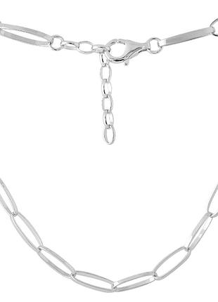 Серебряное колье proba с без камней, вес изделия 22,31 гр (2104544) 450500 размер