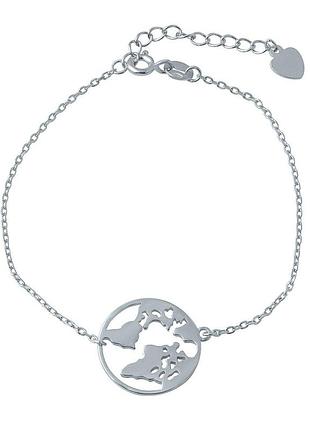 Серебряный браслет proba с без камней, вес изделия 2,46 гр (2005704) 1720 размер