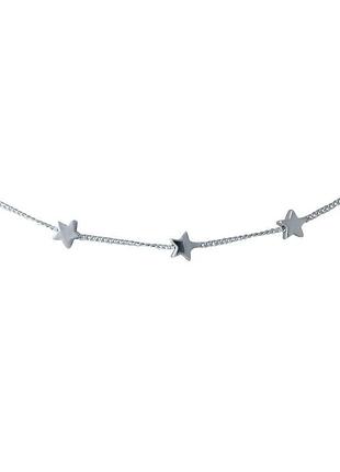 Серебряное колье proba с без камней, вес изделия 3,84 гр (2014348) 400430 размер