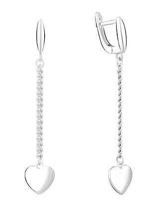 Серебряные серьги proba без камней (2096818)